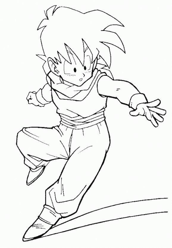 Coloring page: Dragon Ball Z (Cartoons) #38551 - Free Printable Coloring Pages