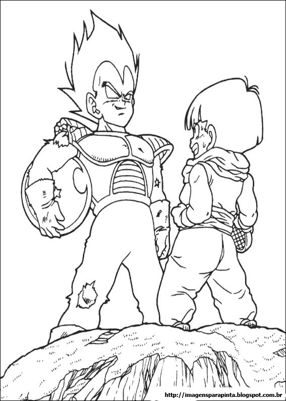 Coloring page: Dragon Ball Z (Cartoons) #38552 - Free Printable Coloring Pages