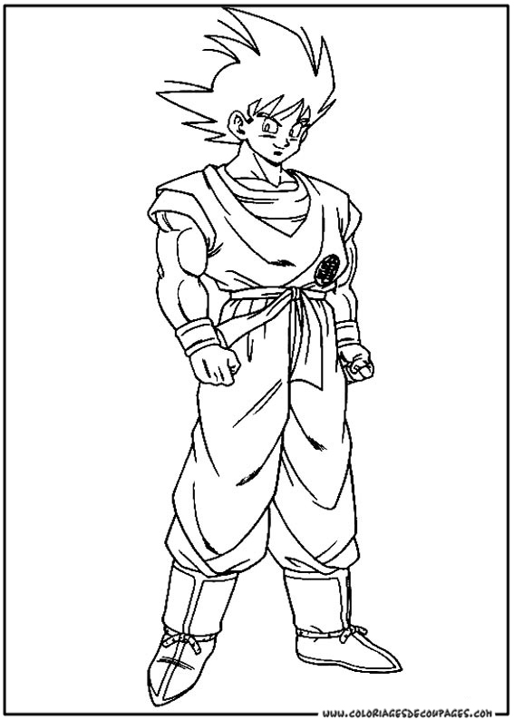 Coloring page: Dragon Ball Z (Cartoons) #38561 - Free Printable Coloring Pages