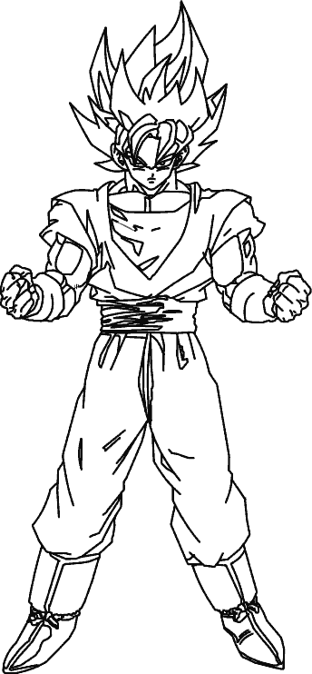 Coloring page: Dragon Ball Z (Cartoons) #38563 - Free Printable Coloring Pages