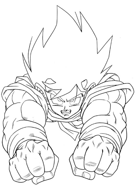 Coloring page: Dragon Ball Z (Cartoons) #38564 - Free Printable Coloring Pages