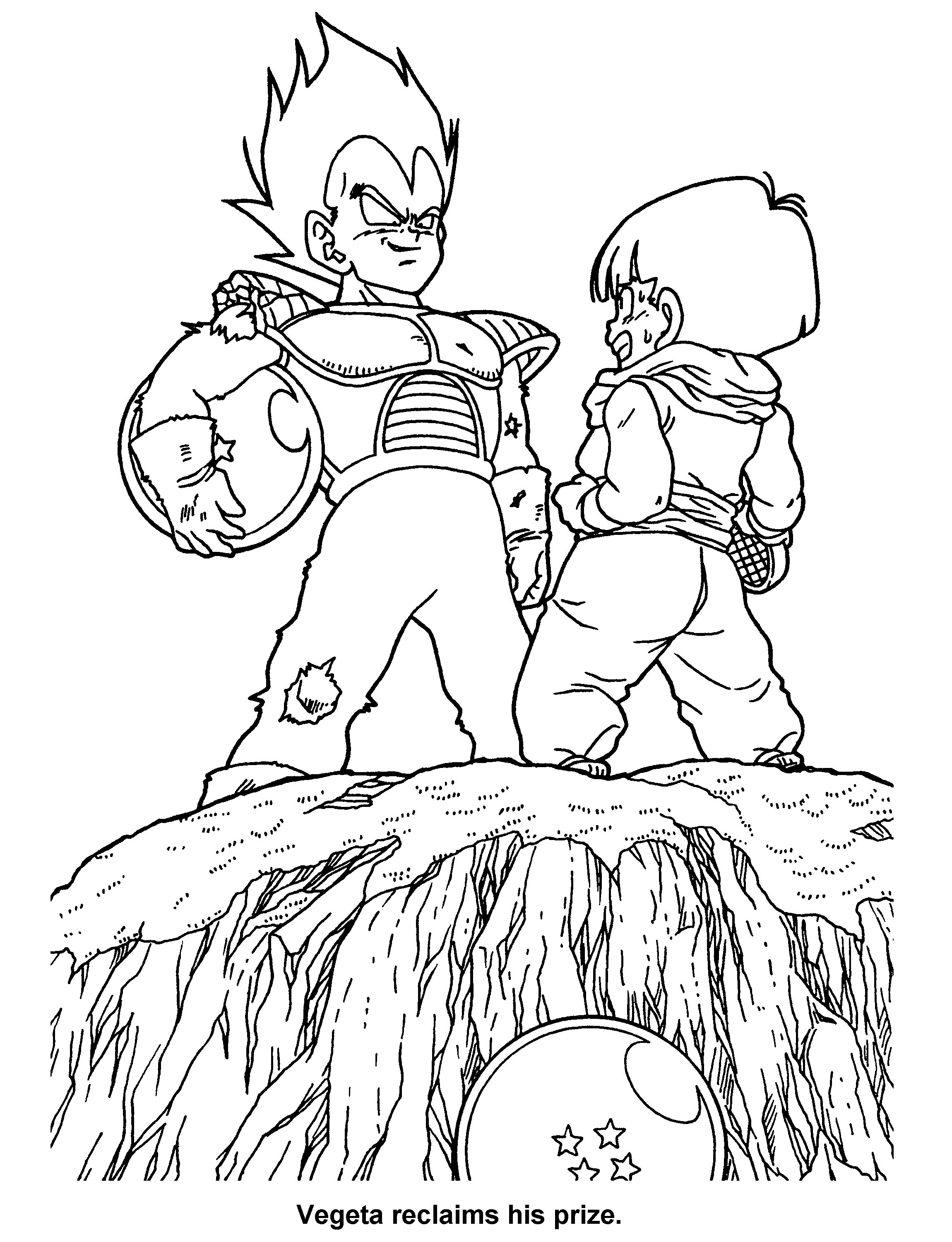 Coloring page: Dragon Ball Z (Cartoons) #38573 - Free Printable Coloring Pages