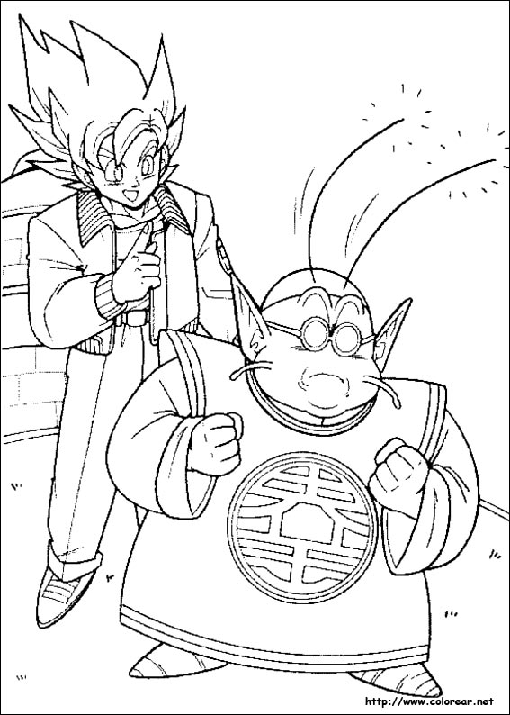 Coloring page: Dragon Ball Z (Cartoons) #38592 - Free Printable Coloring Pages