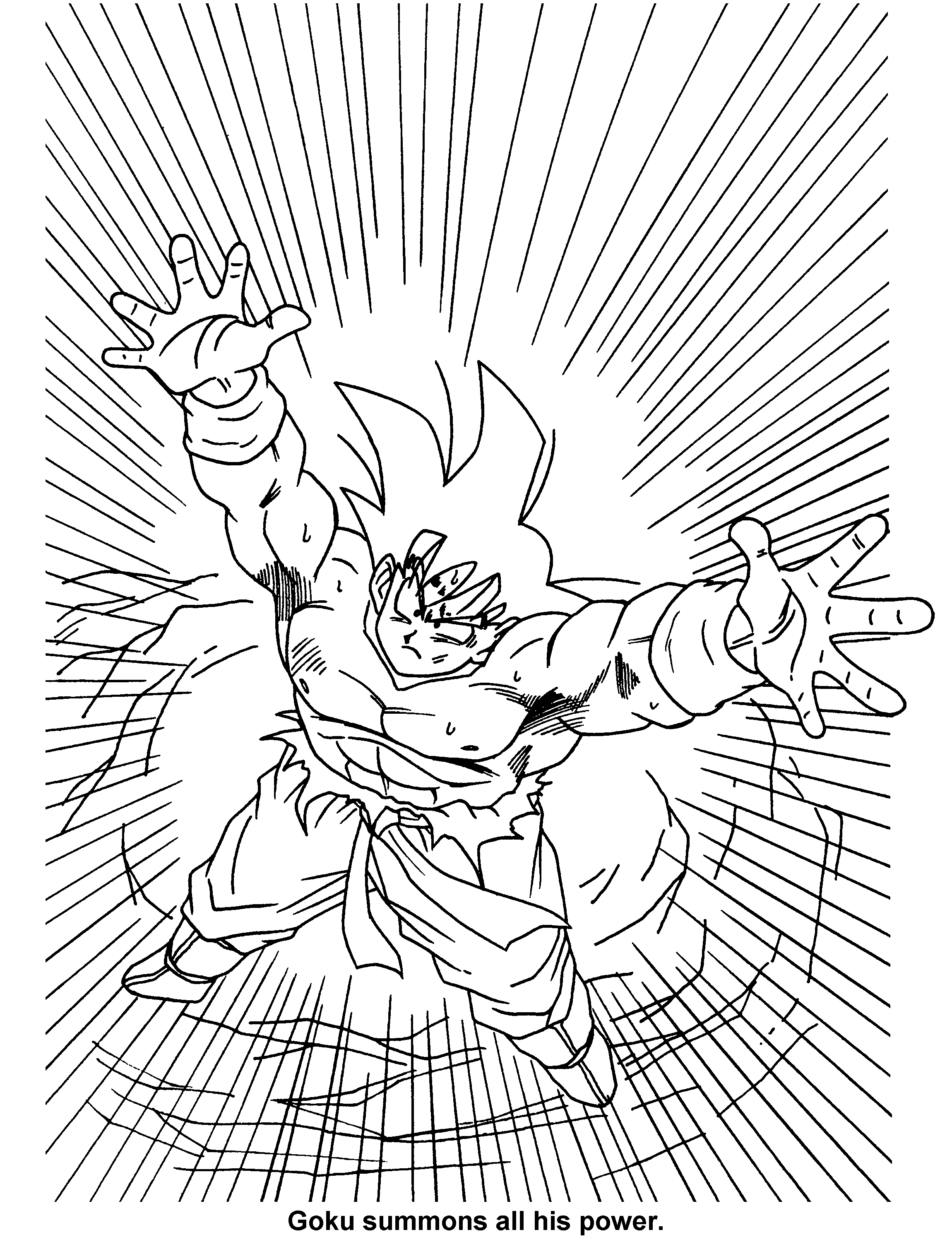 Drawing Dragon Ball Z #38597 (Cartoons) – Printable coloring pages