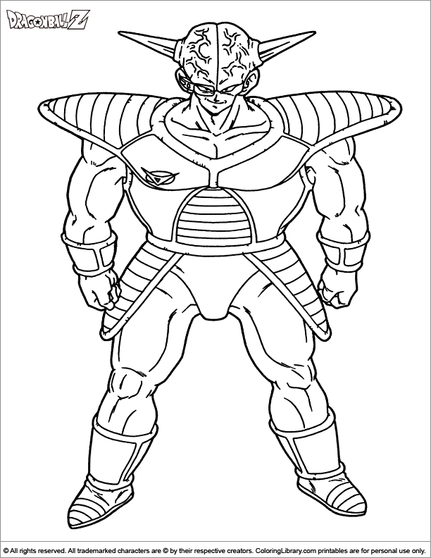 Coloring page: Dragon Ball Z (Cartoons) #38600 - Free Printable Coloring Pages