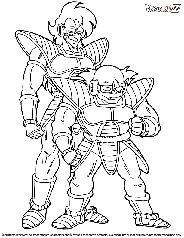 Coloring page: Dragon Ball Z (Cartoons) #38608 - Free Printable Coloring Pages
