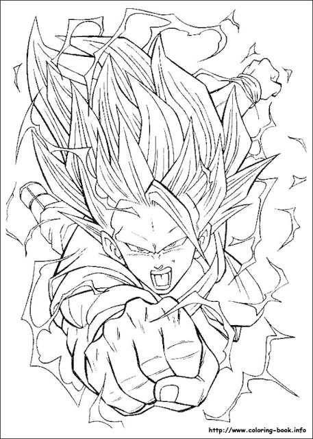 Coloring page Dragon Ball Z #38613 (Cartoons) – Printable Coloring Pages
