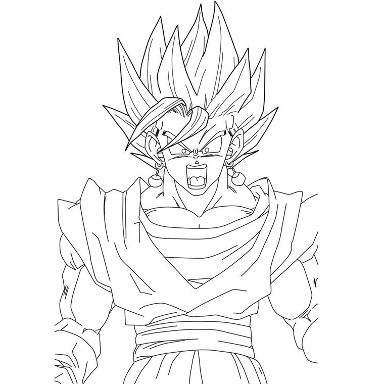 Coloring page: Dragon Ball Z (Cartoons) #38618 - Free Printable Coloring Pages