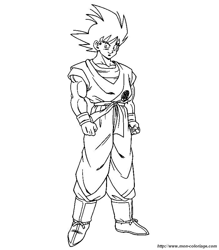 Drawing Dragon Ball Z #38638 (Cartoons) – Printable coloring pages