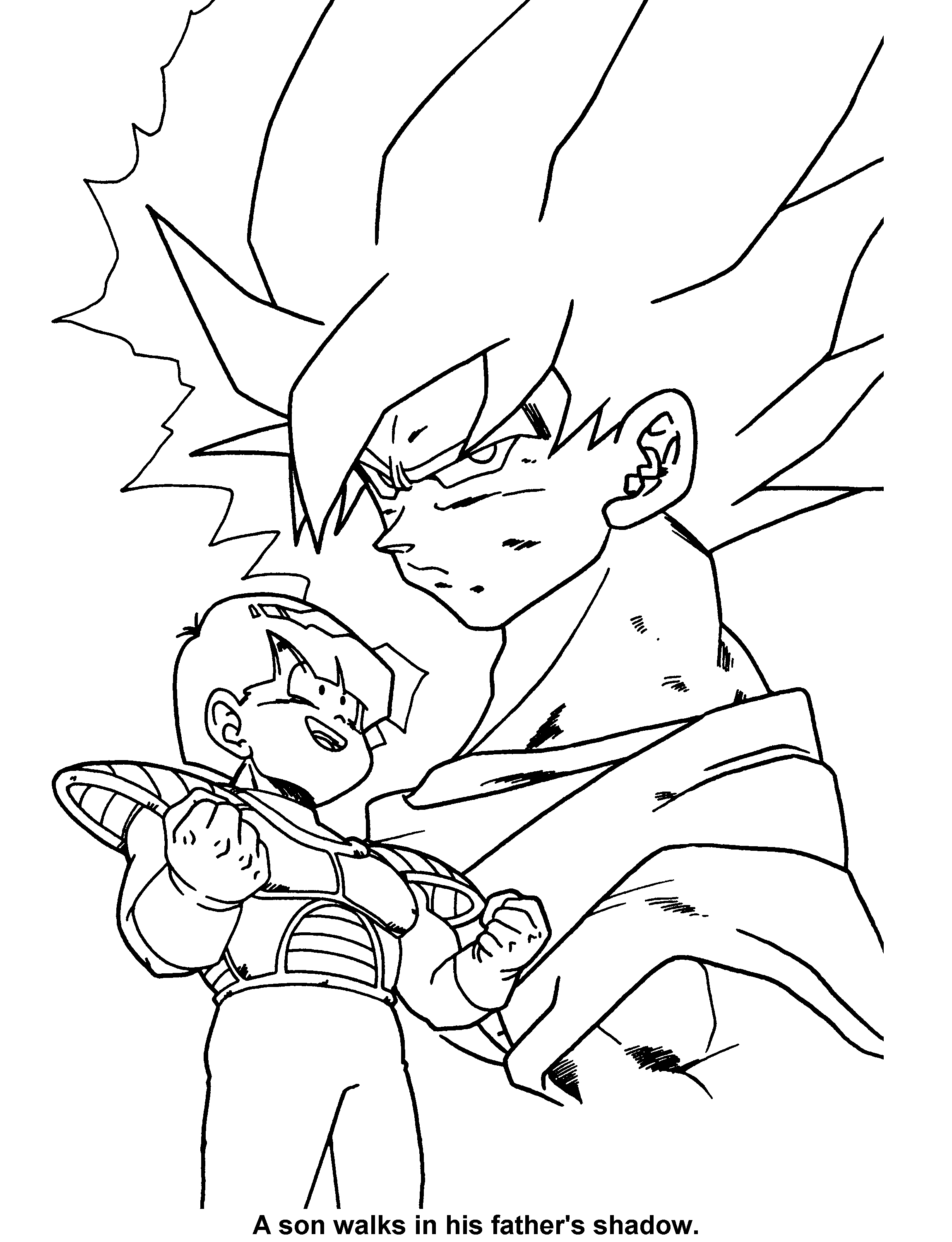 Coloring page: Dragon Ball Z (Cartoons) #38639 - Free Printable Coloring Pages