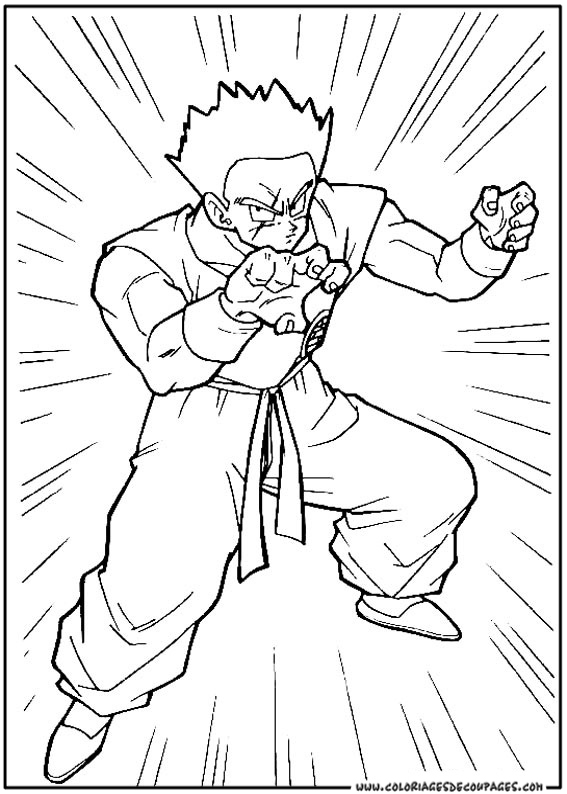 Coloring page: Dragon Ball Z (Cartoons) #38644 - Free Printable Coloring Pages