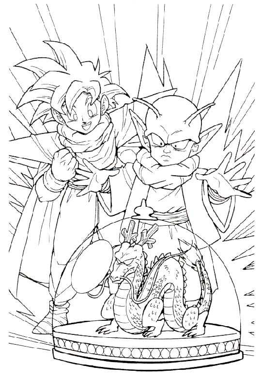 Coloring page: Dragon Ball Z (Cartoons) #38653 - Free Printable Coloring Pages