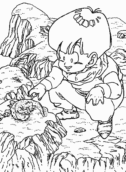 Coloring page: Dragon Ball Z (Cartoons) #38671 - Free Printable Coloring Pages