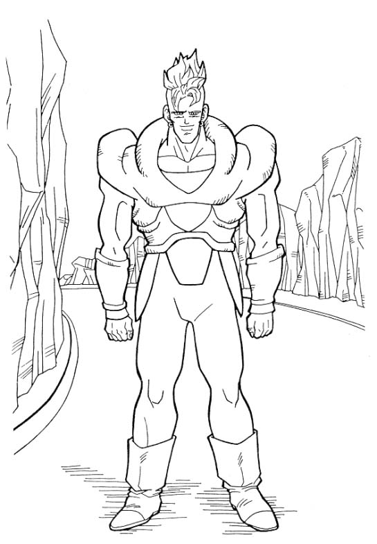 Coloring page: Dragon Ball Z (Cartoons) #38676 - Free Printable Coloring Pages