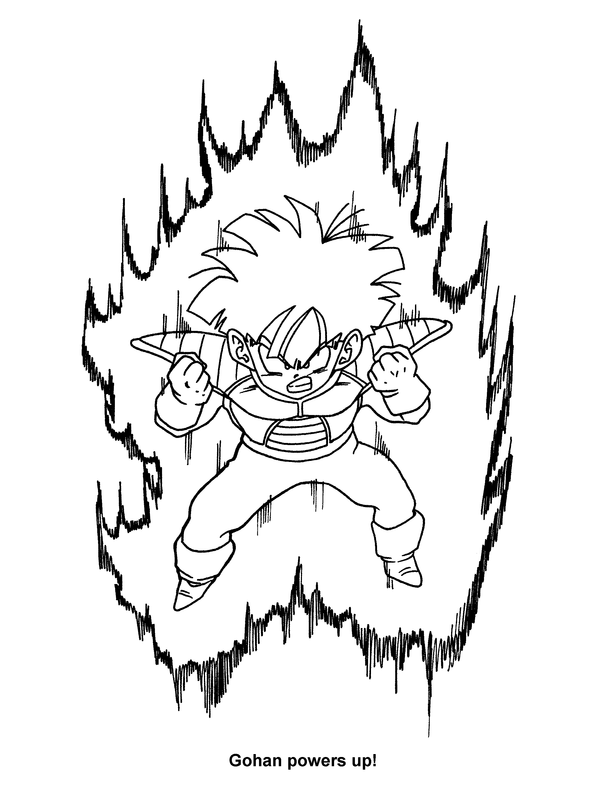 Drawing Dragon Ball Z #38708 (Cartoons) – Printable coloring pages