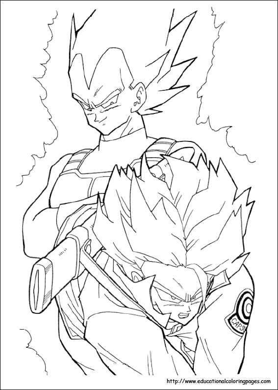 Coloring page: Dragon Ball Z (Cartoons) #38716 - Free Printable Coloring Pages