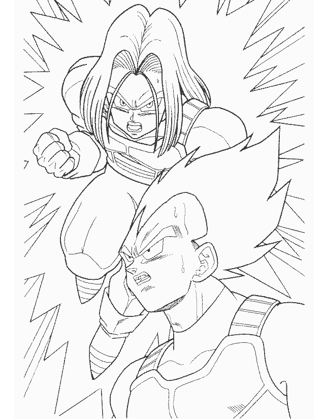 Coloring page: Dragon Ball Z (Cartoons) #38734 - Free Printable Coloring Pages