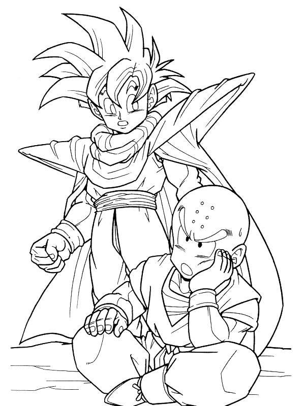 Coloring page: Dragon Ball Z (Cartoons) #38742 - Free Printable Coloring Pages