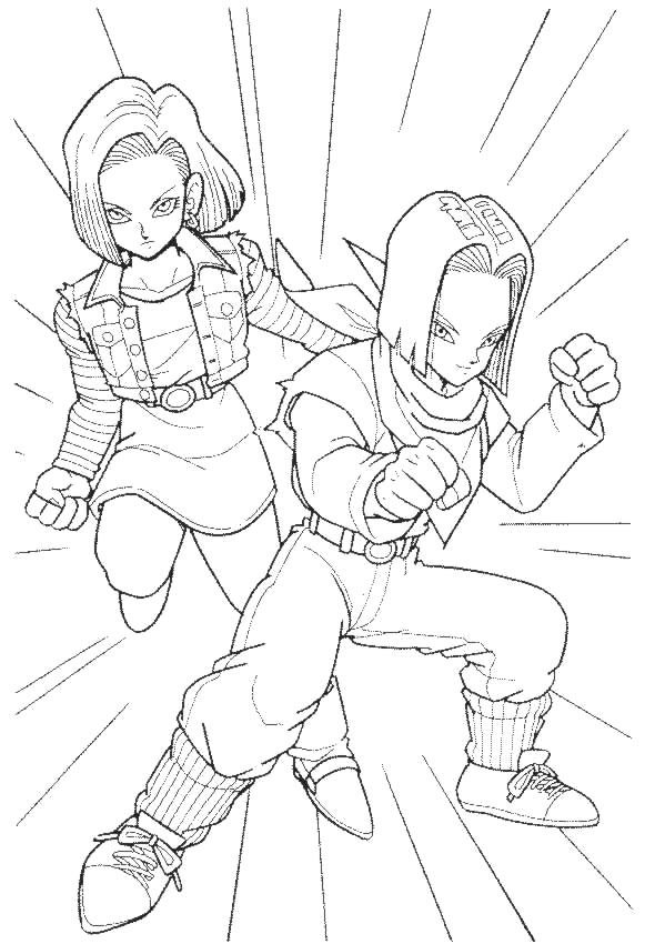 Coloring page: Dragon Ball Z (Cartoons) #38745 - Free Printable Coloring Pages
