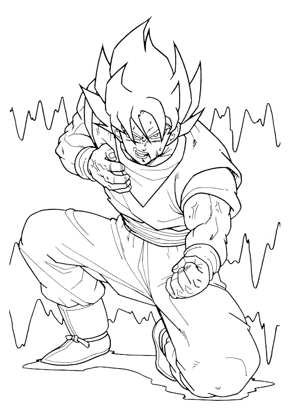 Coloring page: Dragon Ball Z (Cartoons) #38748 - Free Printable Coloring Pages