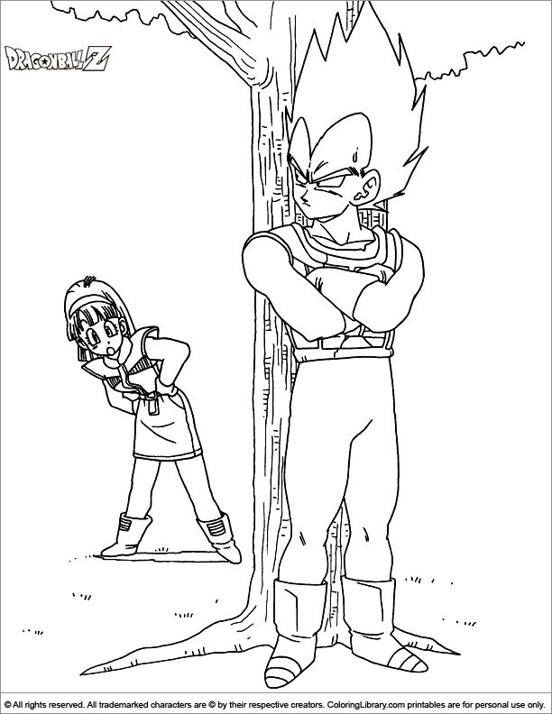 Drawing Dragon Ball Z #38750 (Cartoons) – Printable coloring pages