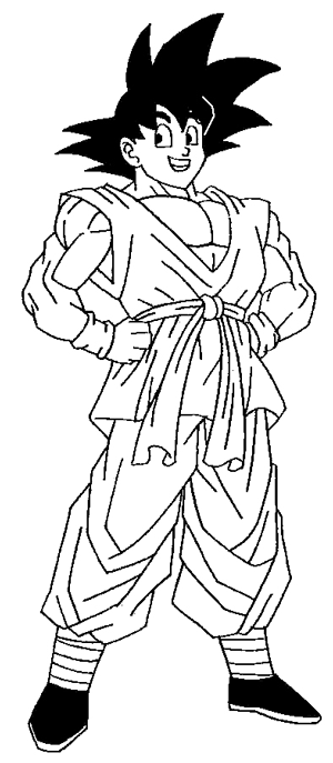 Drawing Dragon Ball Z #38758 (Cartoons) – Printable coloring pages