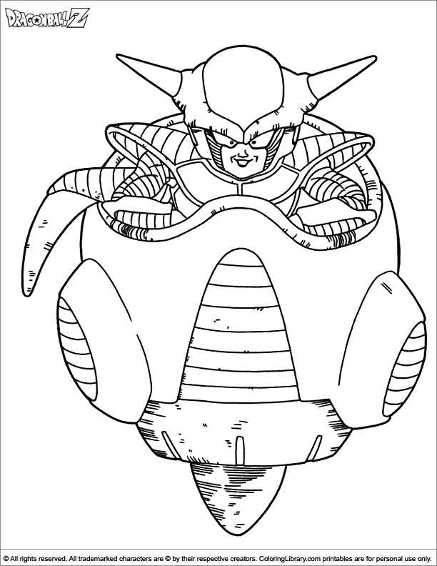 Coloring page: Dragon Ball Z (Cartoons) #38762 - Free Printable Coloring Pages