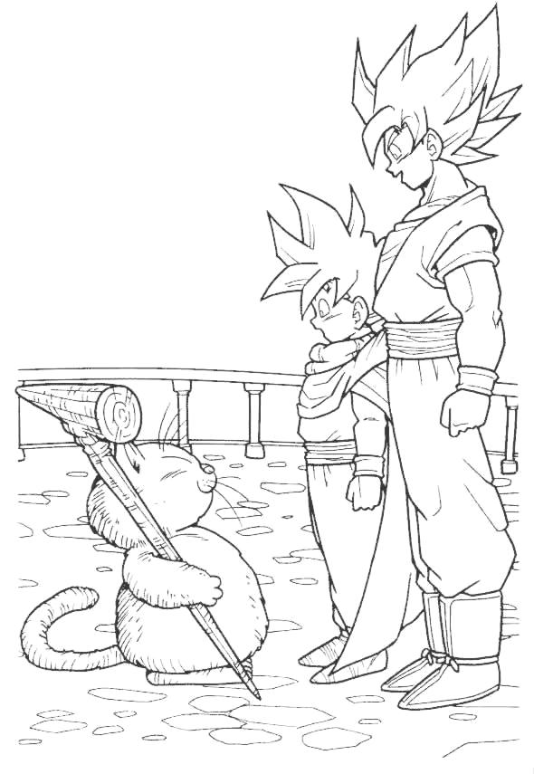 Coloring page: Dragon Ball Z (Cartoons) #38770 - Free Printable Coloring Pages