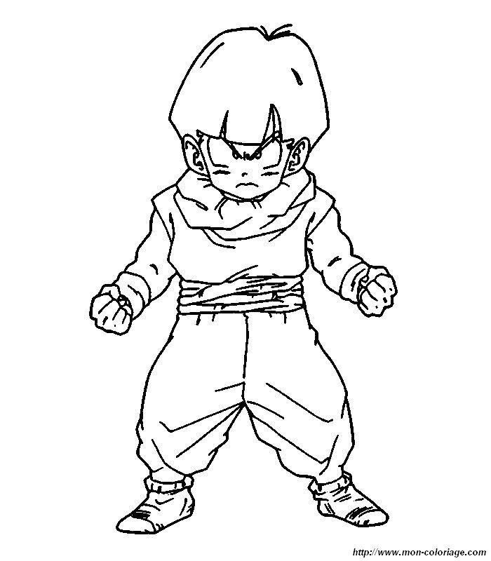 Drawing Dragon Ball Z #38777 (Cartoons) – Printable coloring pages