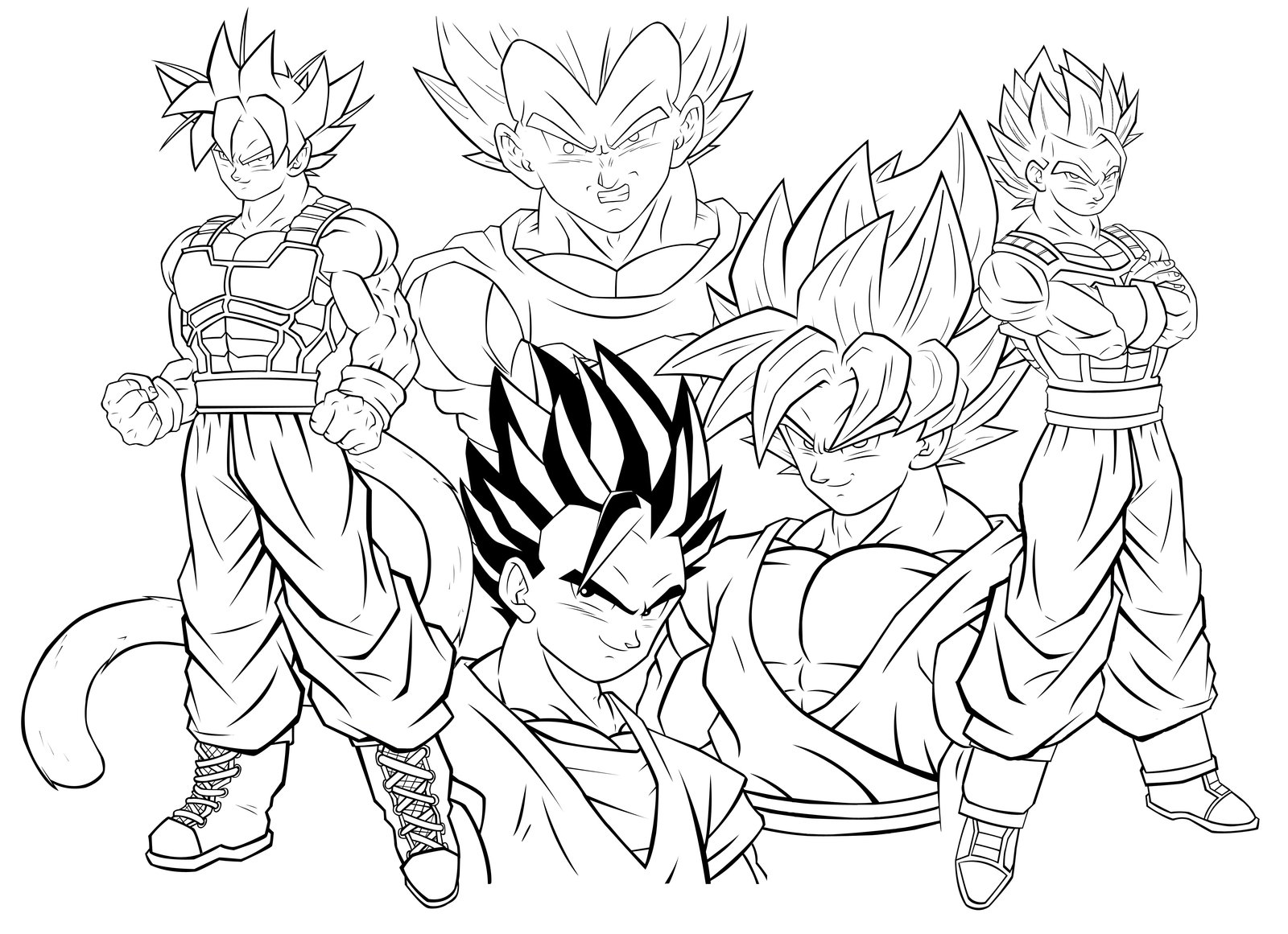 Coloring page: Dragon Ball Z (Cartoons) #38781 - Free Printable Coloring Pages