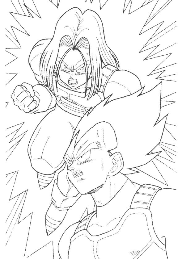 Drawing Dragon Ball Z #38804 (Cartoons) – Printable coloring pages