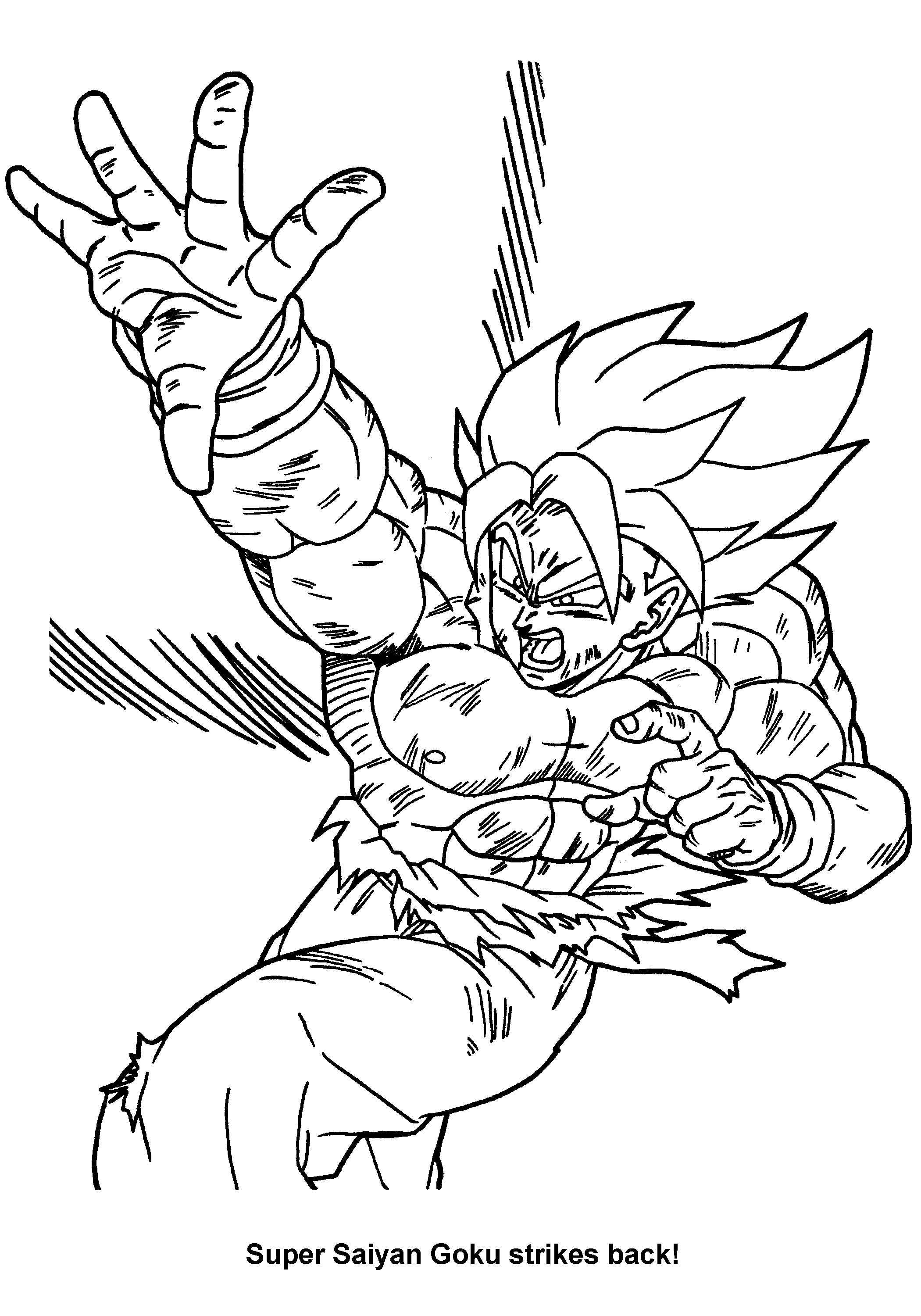 Drawing Dragon Ball Z #38816 (Cartoons) – Printable coloring pages