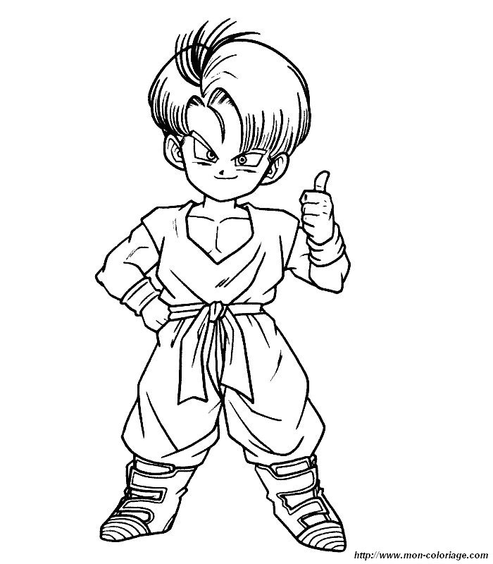Drawing Dragon Ball Z #38833 (Cartoons) – Printable coloring pages