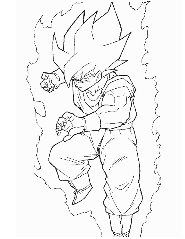 Coloring page: Dragon Ball Z (Cartoons) #38839 - Free Printable Coloring Pages