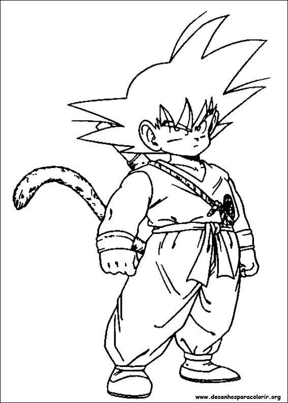 Drawing Dragon Ball Z #38847 (Cartoons) – Printable coloring pages