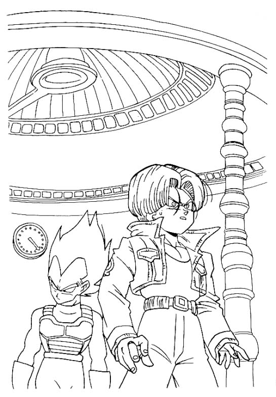 Coloring page: Dragon Ball Z (Cartoons) #38854 - Free Printable Coloring Pages