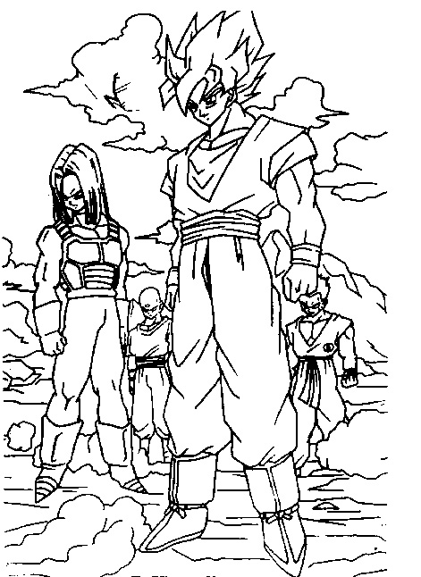 Coloring page: Dragon Ball Z (Cartoons) #38867 - Free Printable Coloring Pages
