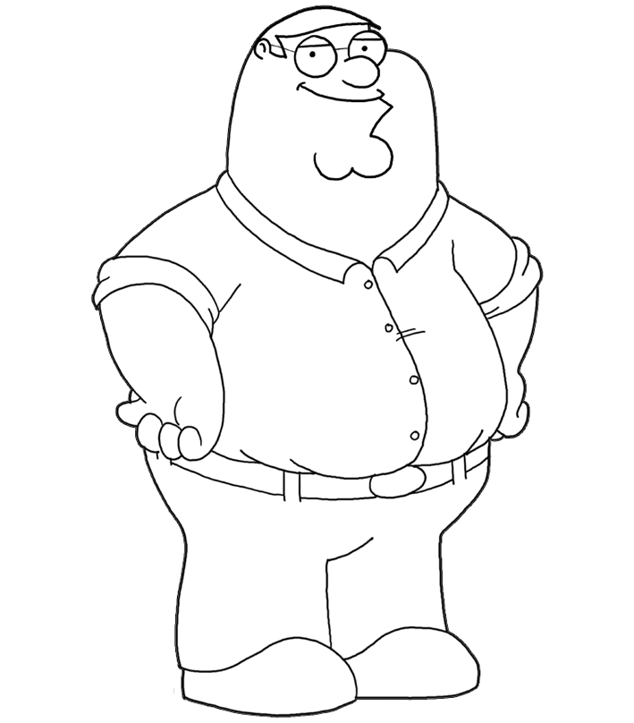 Coloring page: Family Guy (Cartoons) #48737 - Free Printable Coloring Pages