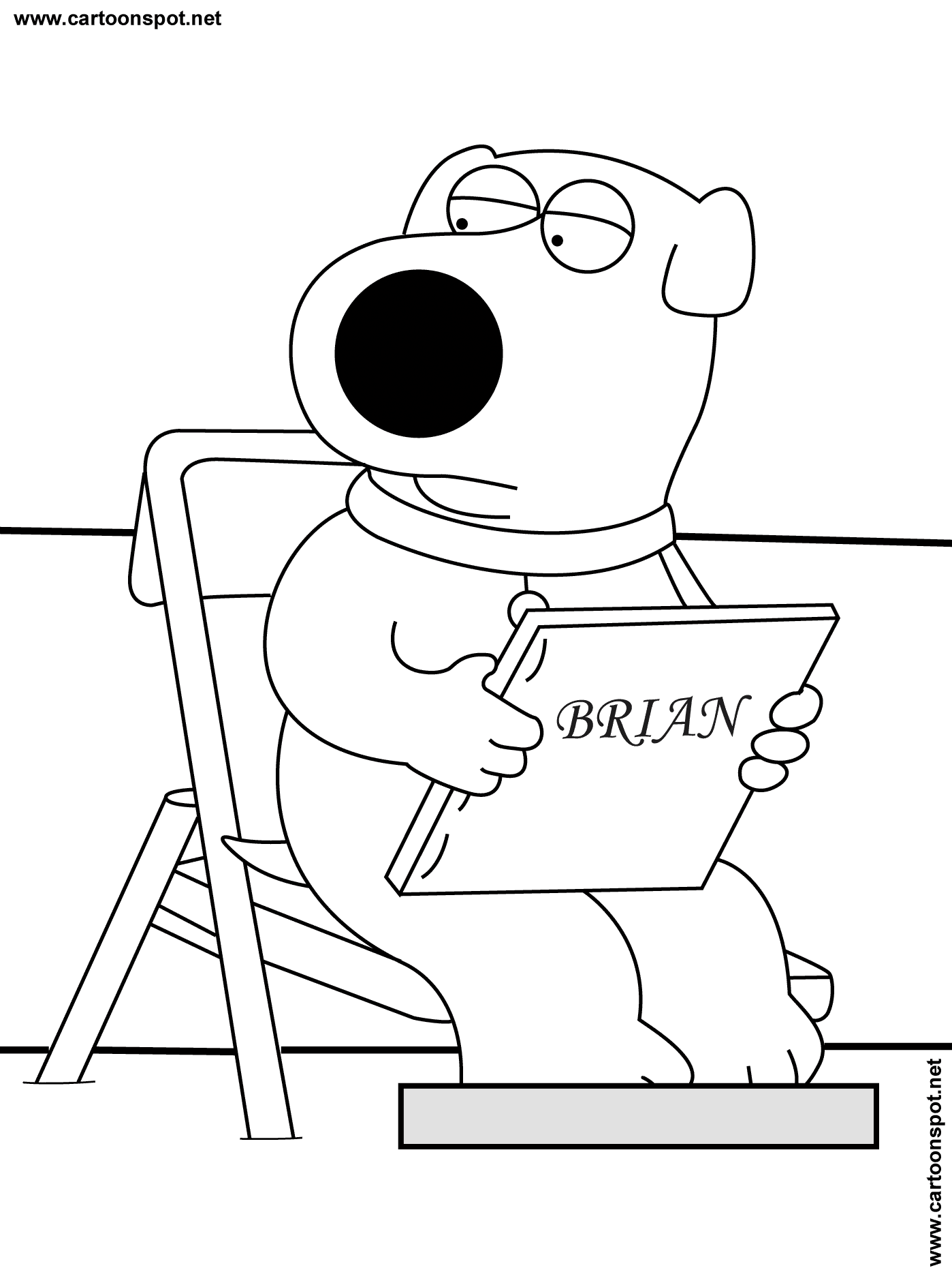 Coloring page: Family Guy (Cartoons) #48762 - Free Printable Coloring Pages