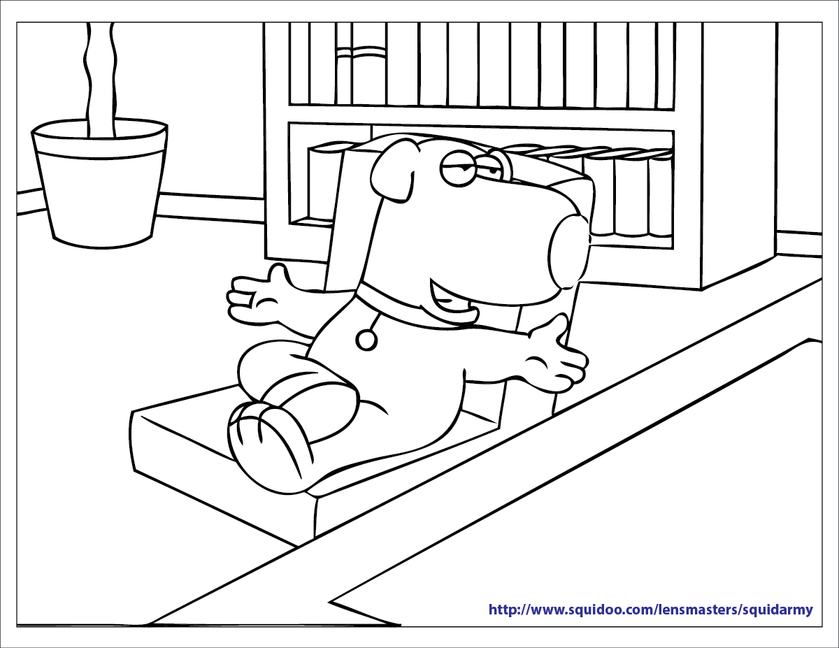 Coloring page: Family Guy (Cartoons) #48771 - Free Printable Coloring Pages