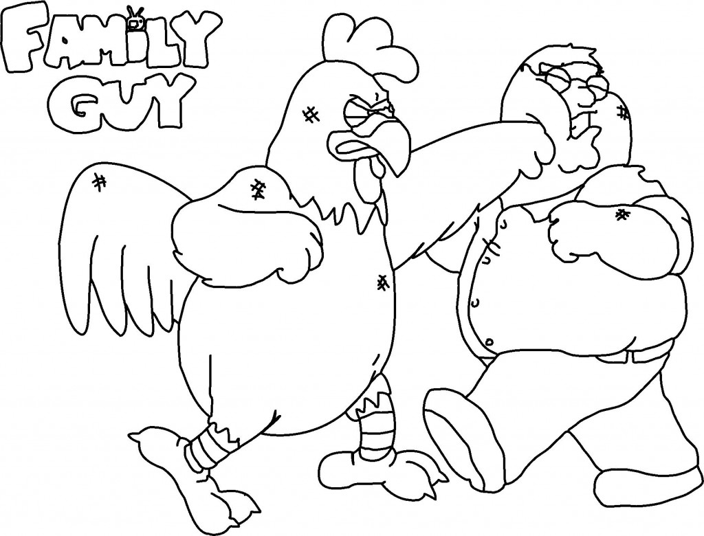 Coloring page: Family Guy (Cartoons) #48841 - Free Printable Coloring Pages
