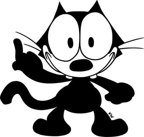 Coloring page: Felix the Cat (Cartoons) #47860 - Free Printable Coloring Pages