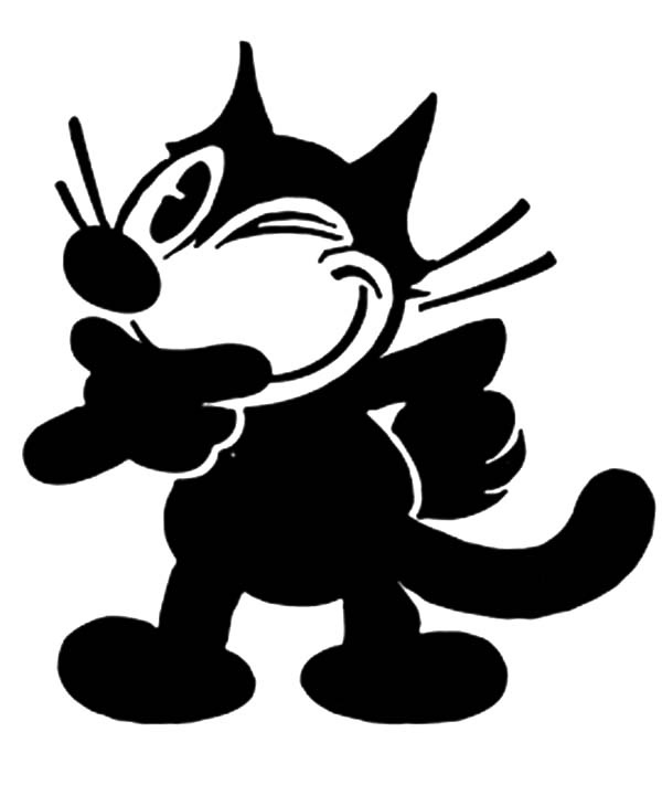 Coloring page: Felix the Cat (Cartoons) #47897 - Free Printable Coloring Pages