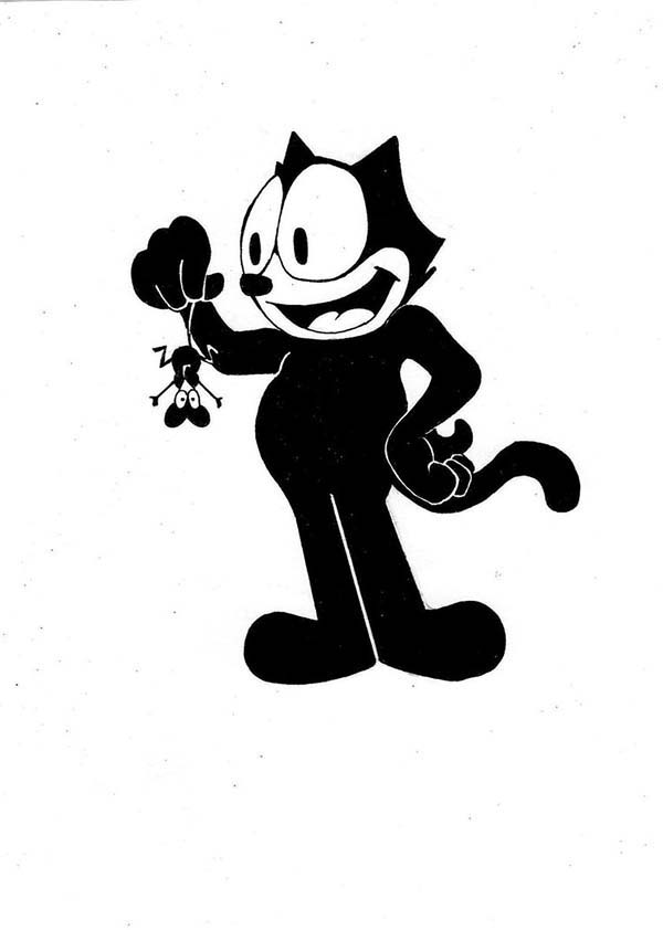 Coloring page: Felix the Cat (Cartoons) #47906 - Free Printable Coloring Pages