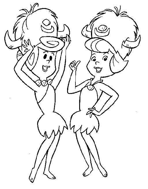 Coloring page: Flintstones (Cartoons) #29515 - Free Printable Coloring Pages