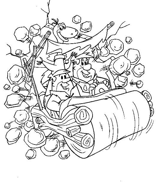 Coloring page: Flintstones (Cartoons) #29520 - Free Printable Coloring Pages