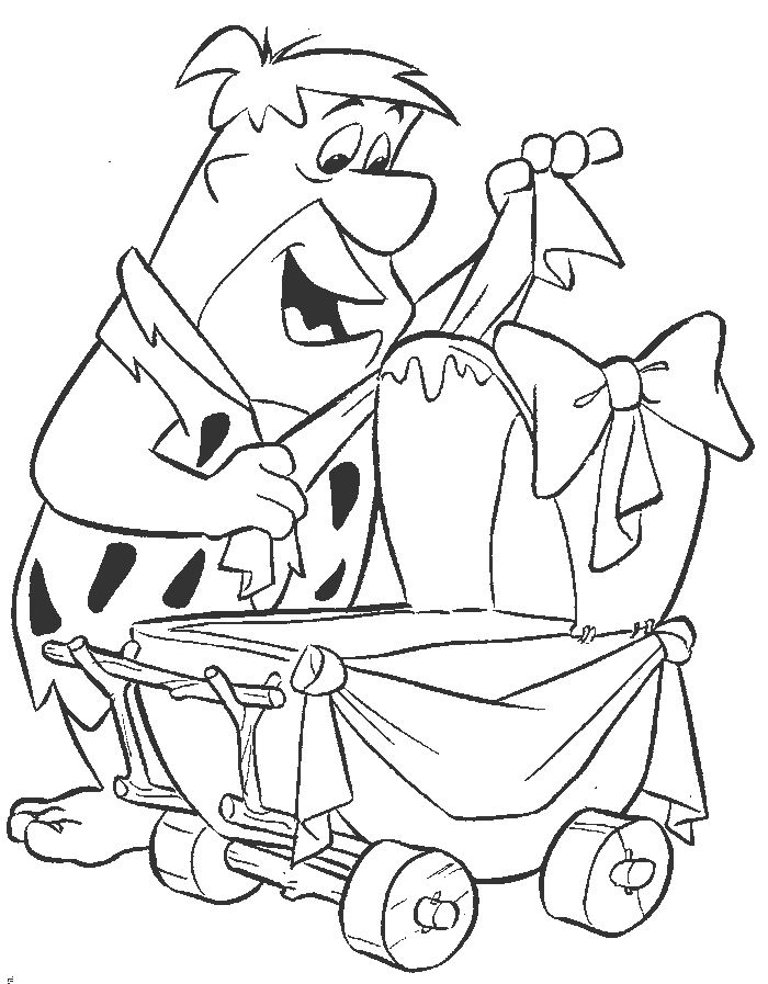 Coloring page: Flintstones (Cartoons) #29521 - Free Printable Coloring Pages