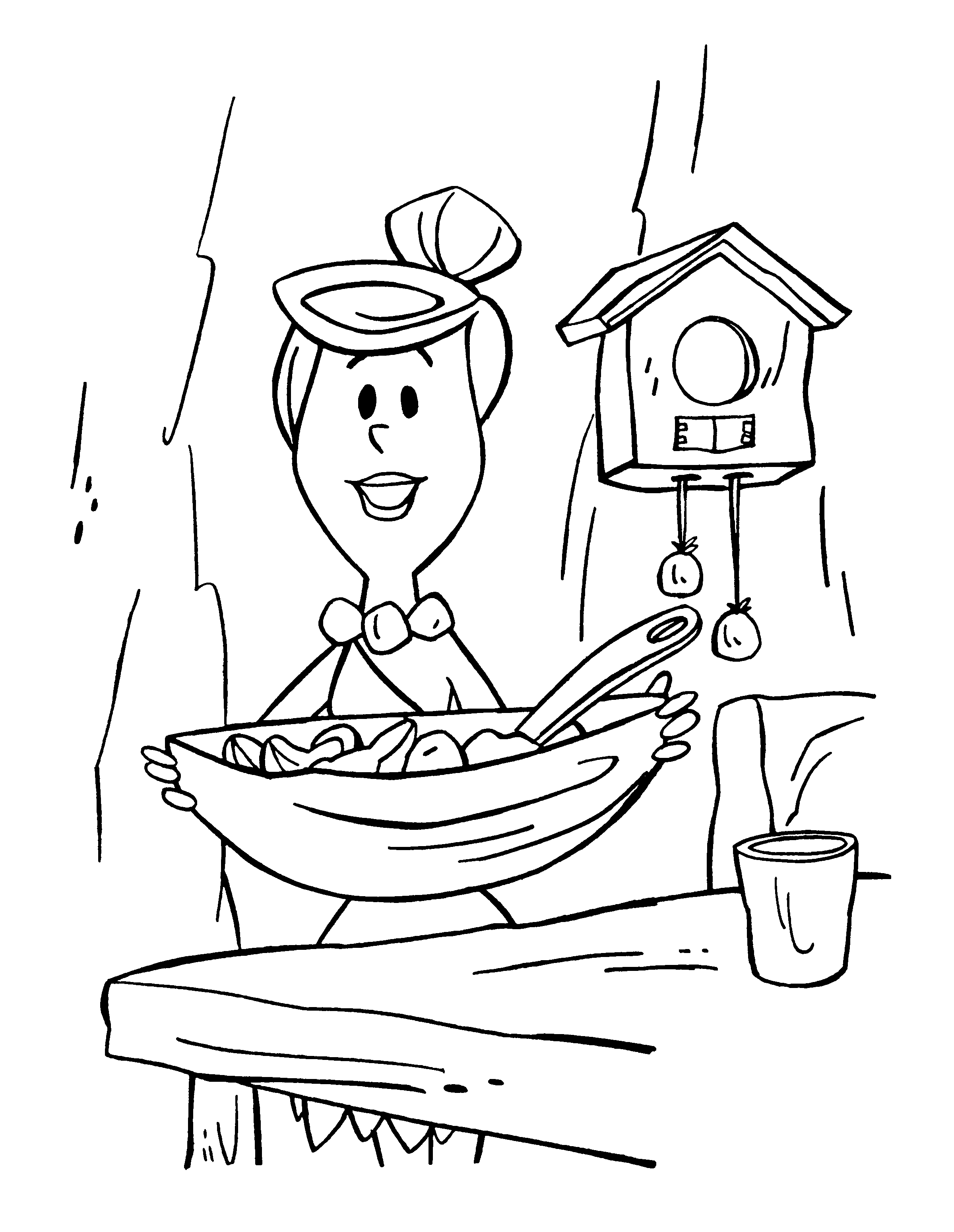 Coloring page: Flintstones (Cartoons) #29526 - Free Printable Coloring Pages