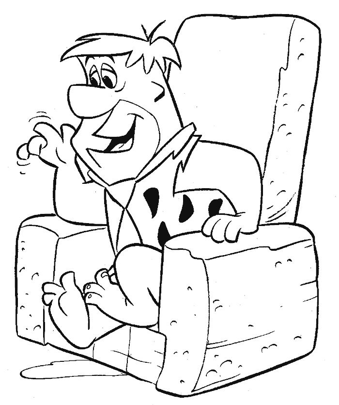 Coloring page: Flintstones (Cartoons) #29527 - Free Printable Coloring Pages