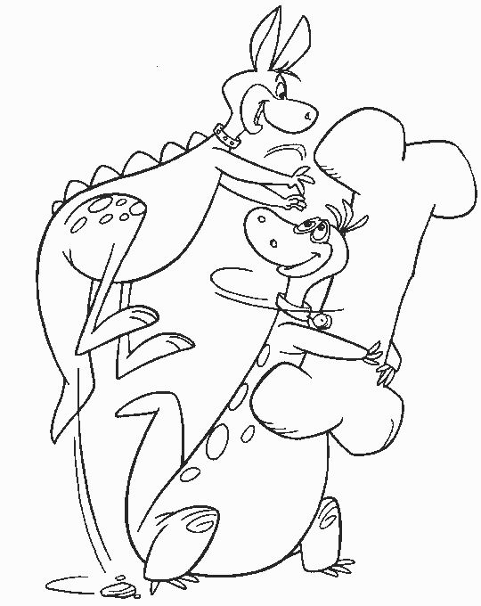 Coloring page: Flintstones (Cartoons) #29528 - Free Printable Coloring Pages